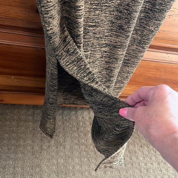 NWT French Connection Camel Maxi Dress With Side Slit Size Large - Picture 6 of 10